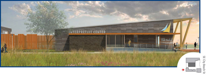 The future Clean Water Facility will include an interpretive center where visitors can learn about the facility, Public Works, and reclaimed resources.